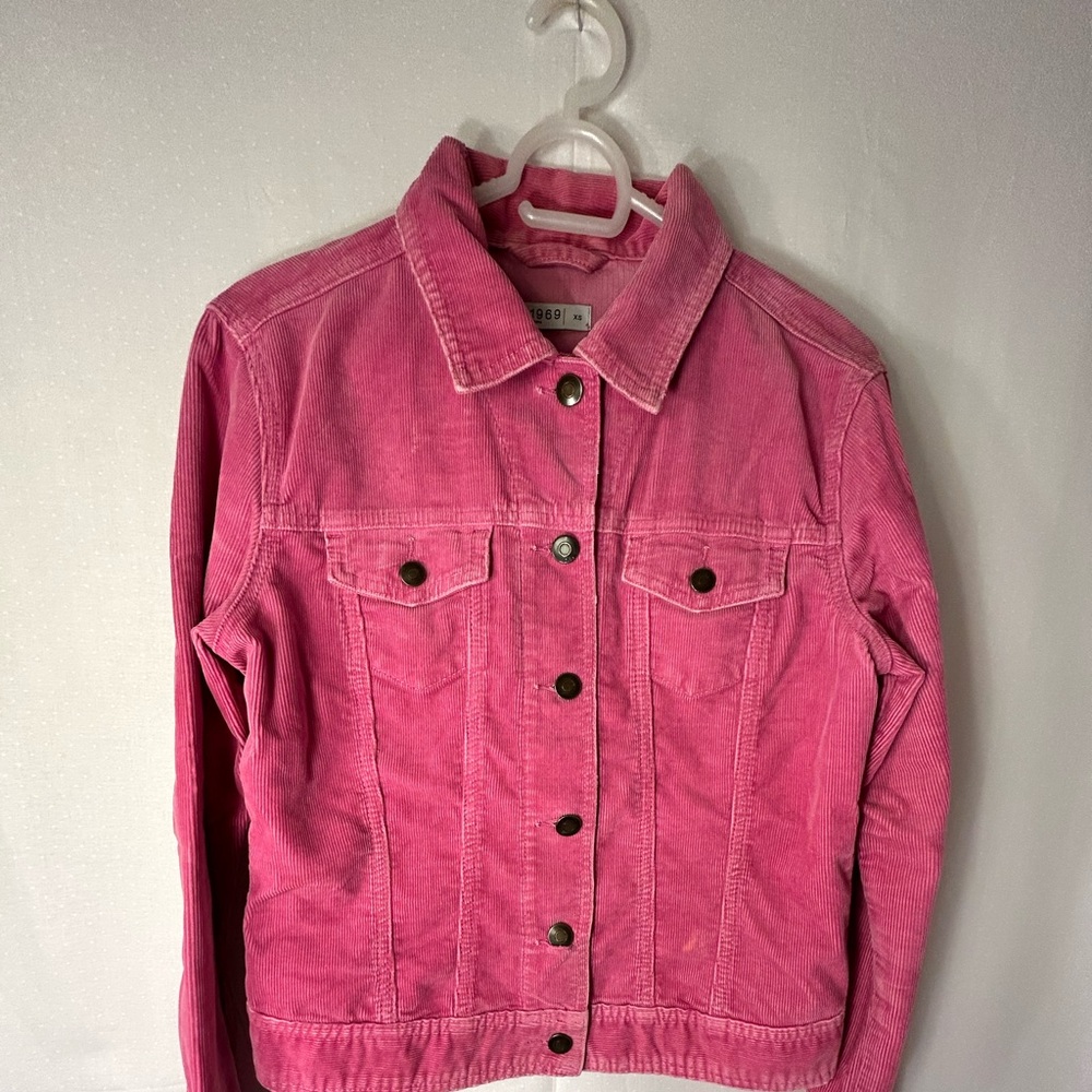 Gap 1969 Women’s Corduroy Pink Jacket